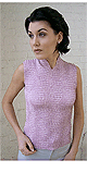 Crocodile Pleat Blouse